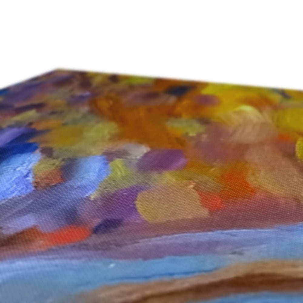 Barn Owl and Teazels Canvas