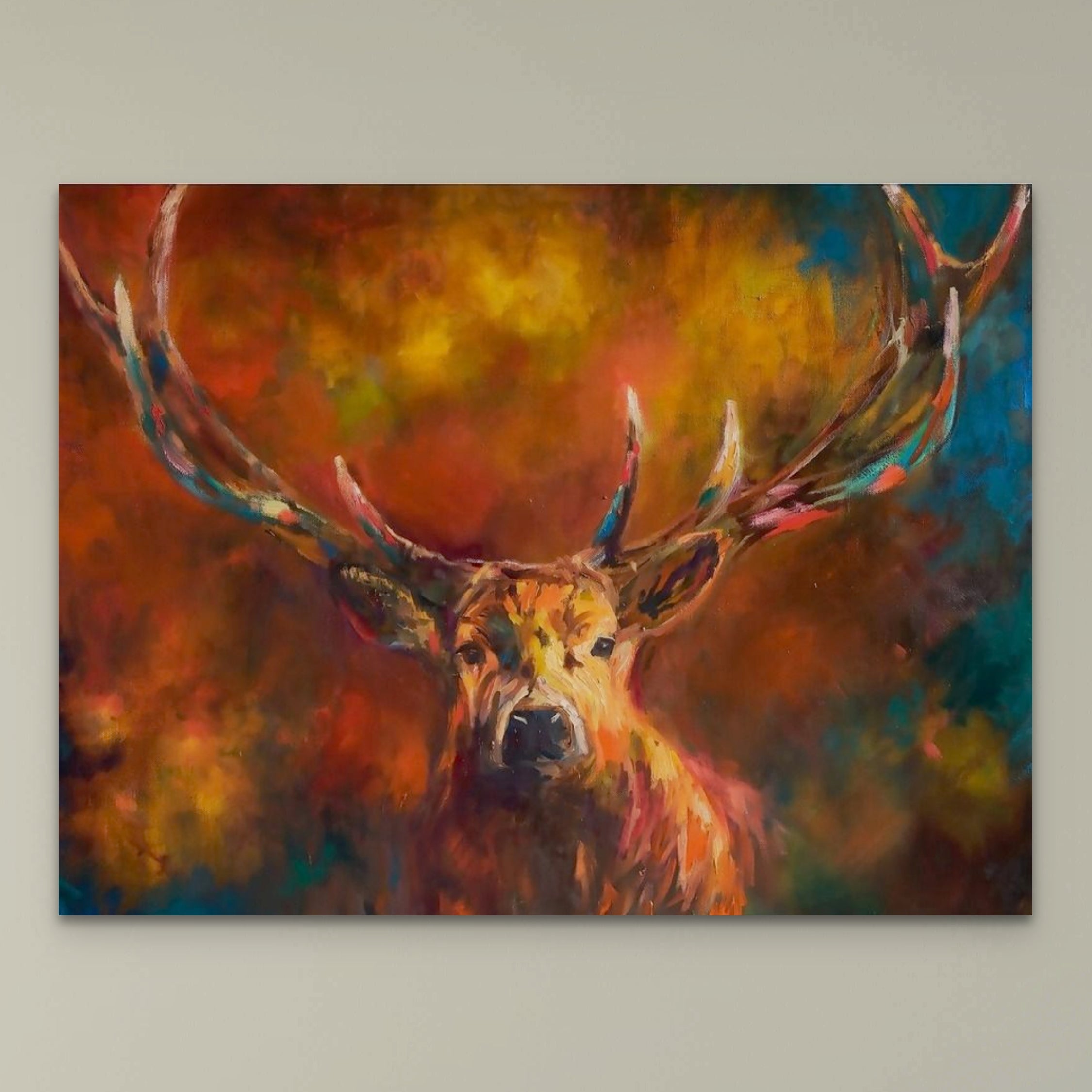 Autumn Stag Canvas