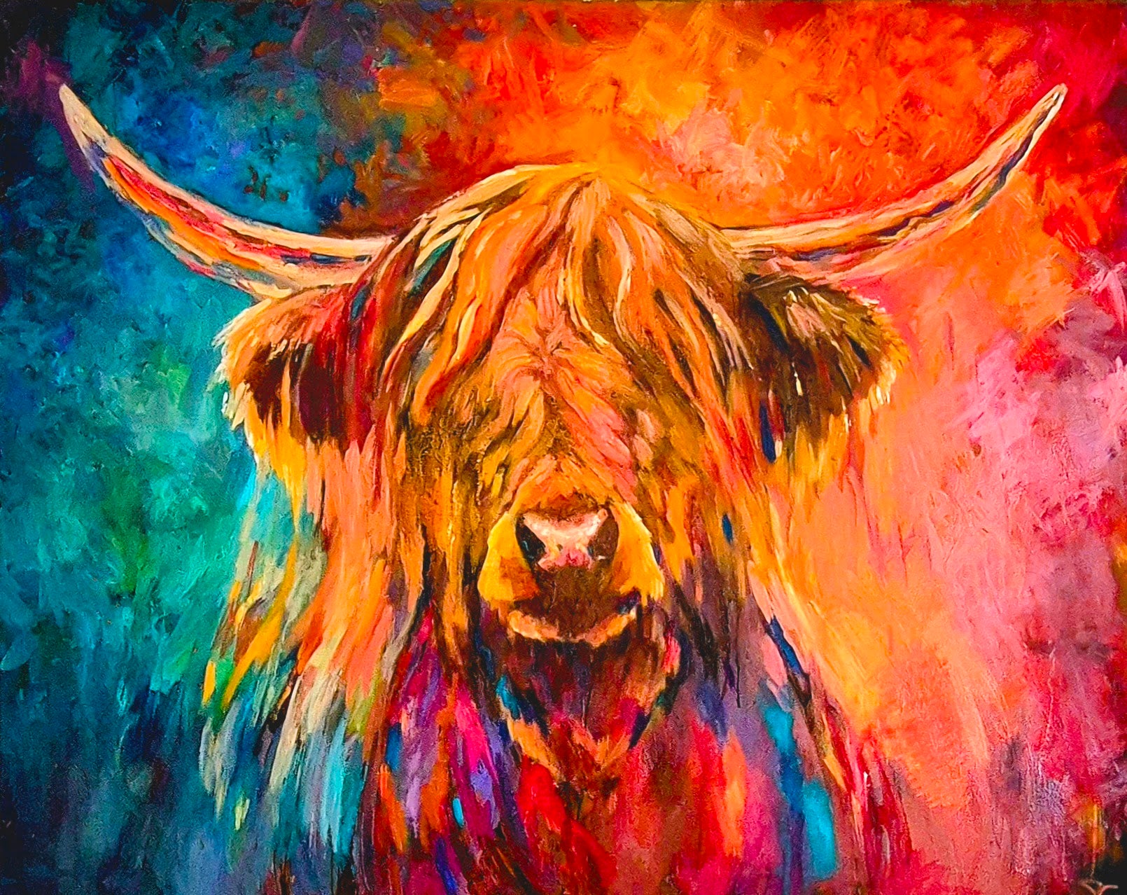 'Lochinver II' Original Oil Painting - 100 x 120 cm/40 x 50 "