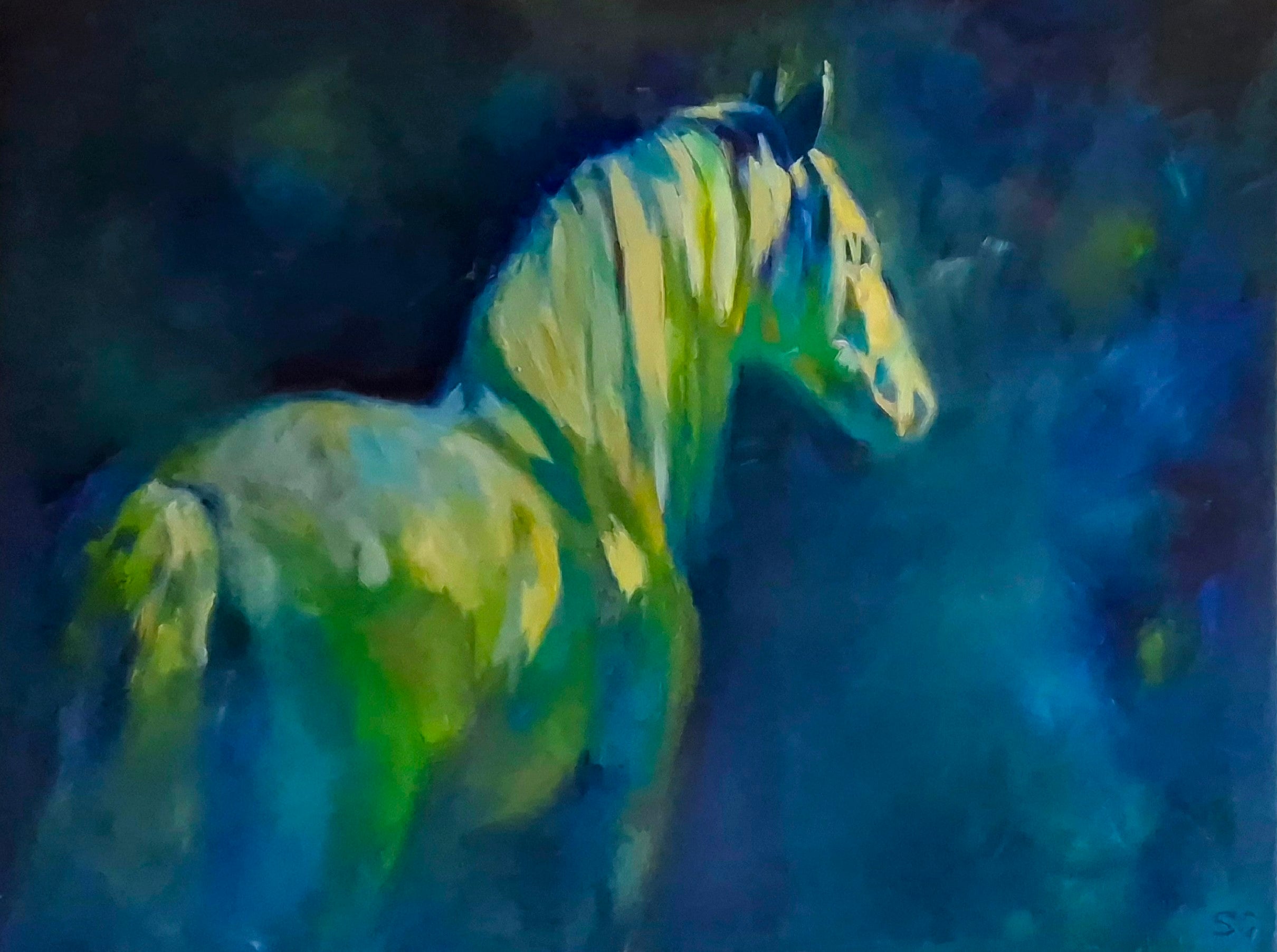 "Travellers Joy" 80 x 100 cm/30 x 40 "