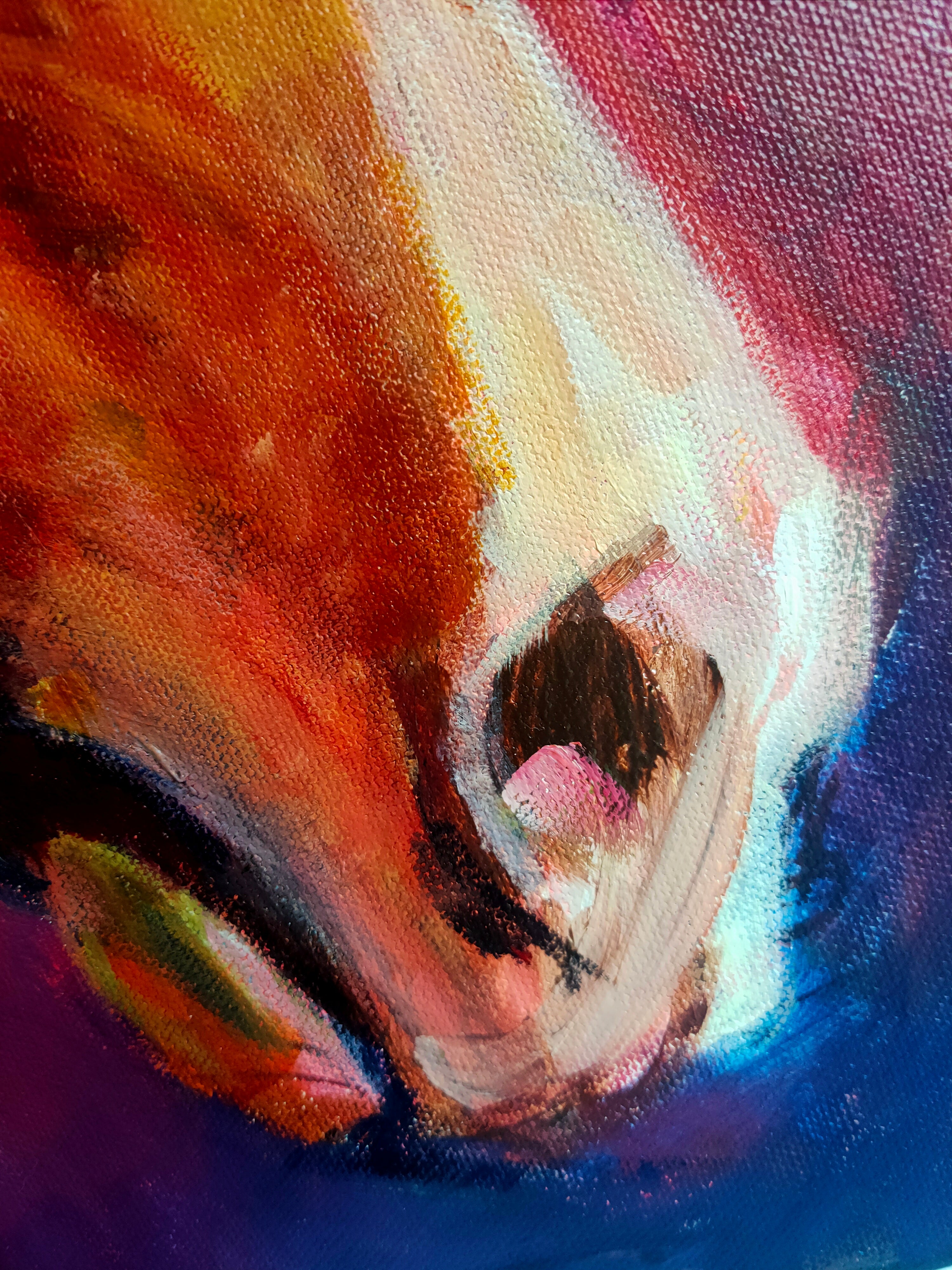 *Sold 'Rubin' - 50 x 50 cm/20 x 20 " Original Horse Painting