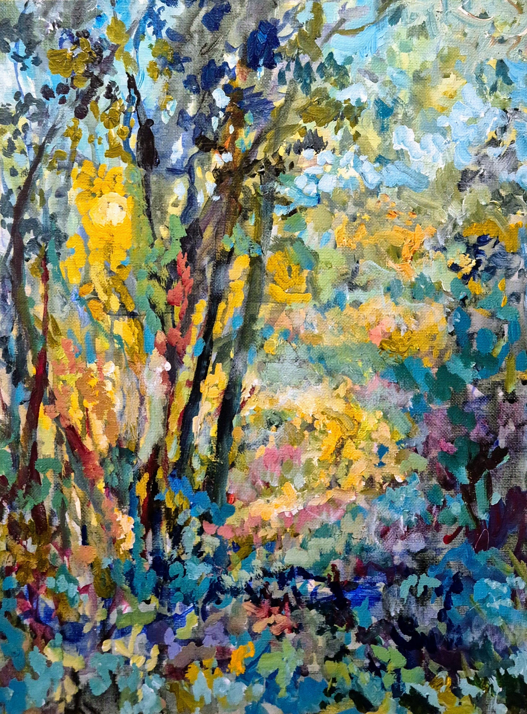 'A Glorious Morning'   original oil painting on stretched canvas - 40 x 30 cm / 16 x 14 "