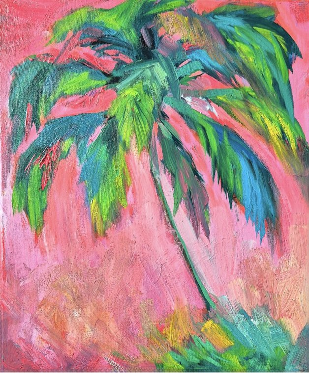 "Coral Breeze" 50 x 40 cm