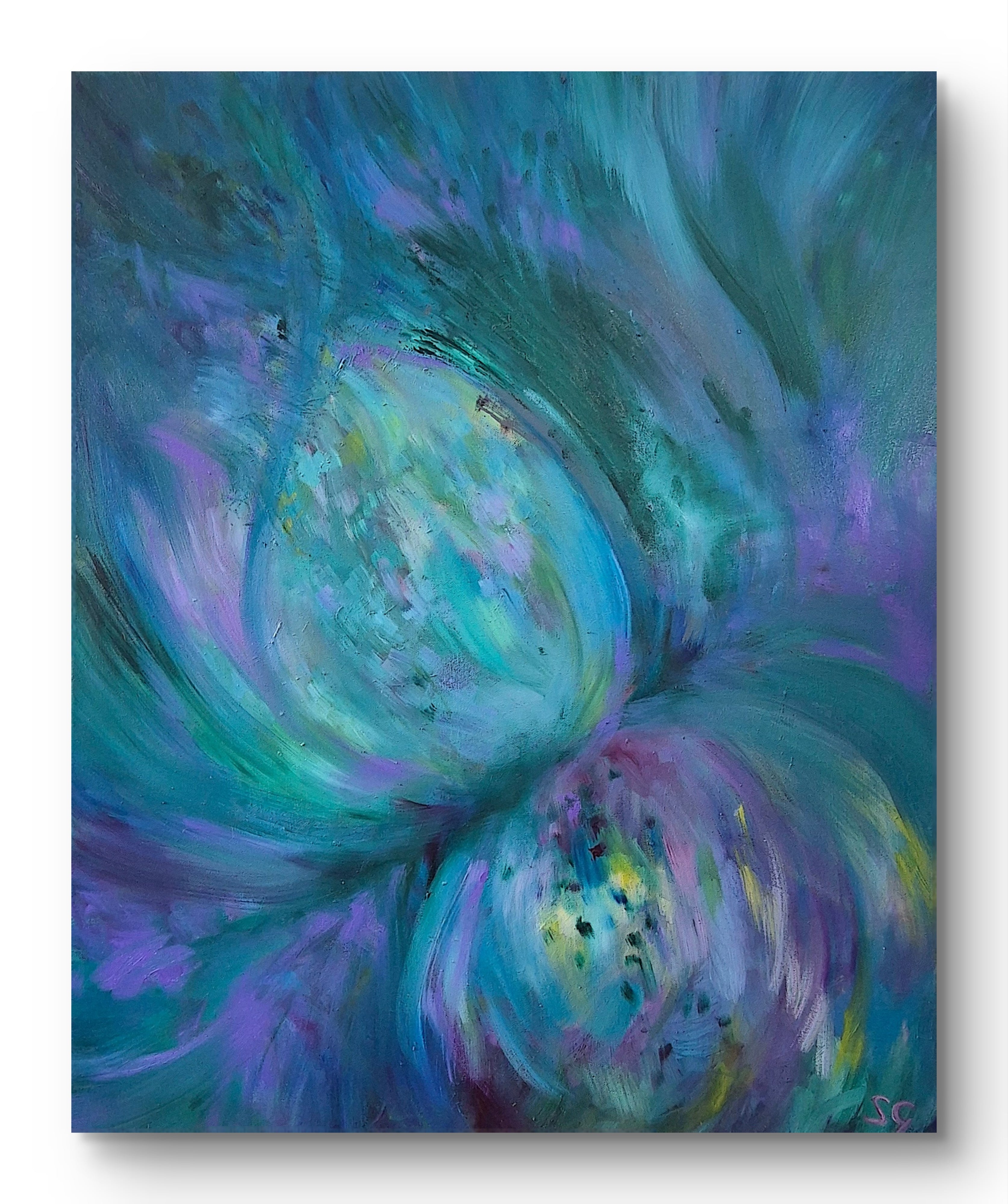 "Ocean Orchid"- 70 x 60 cm