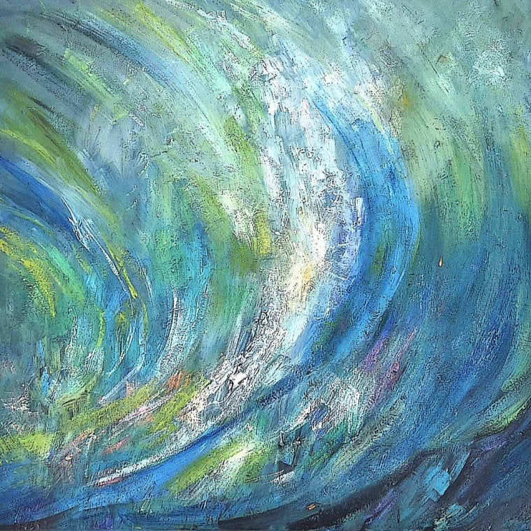 "Ocean Dance" 60 x 60 cm