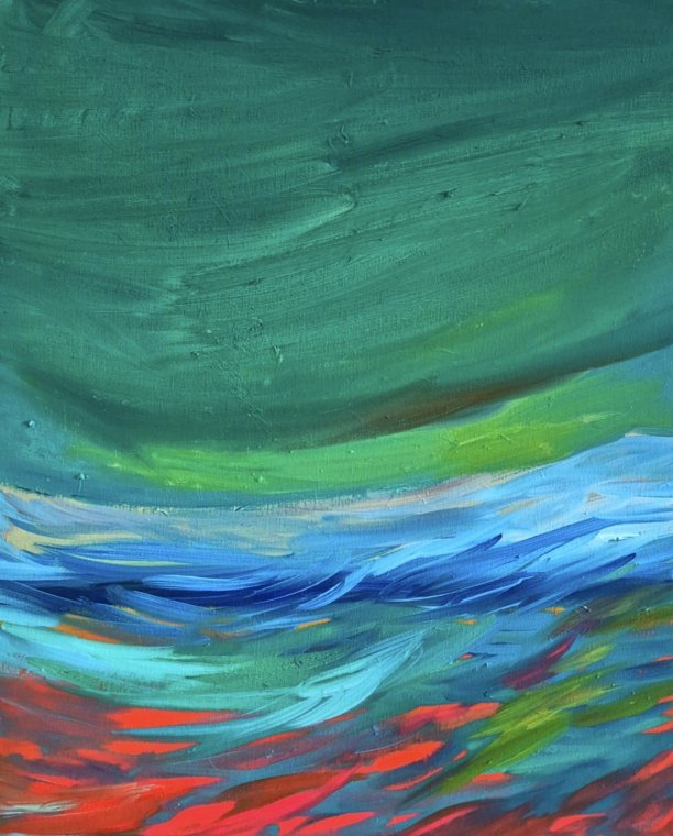 "Reef Dance" 50 x 40 cm