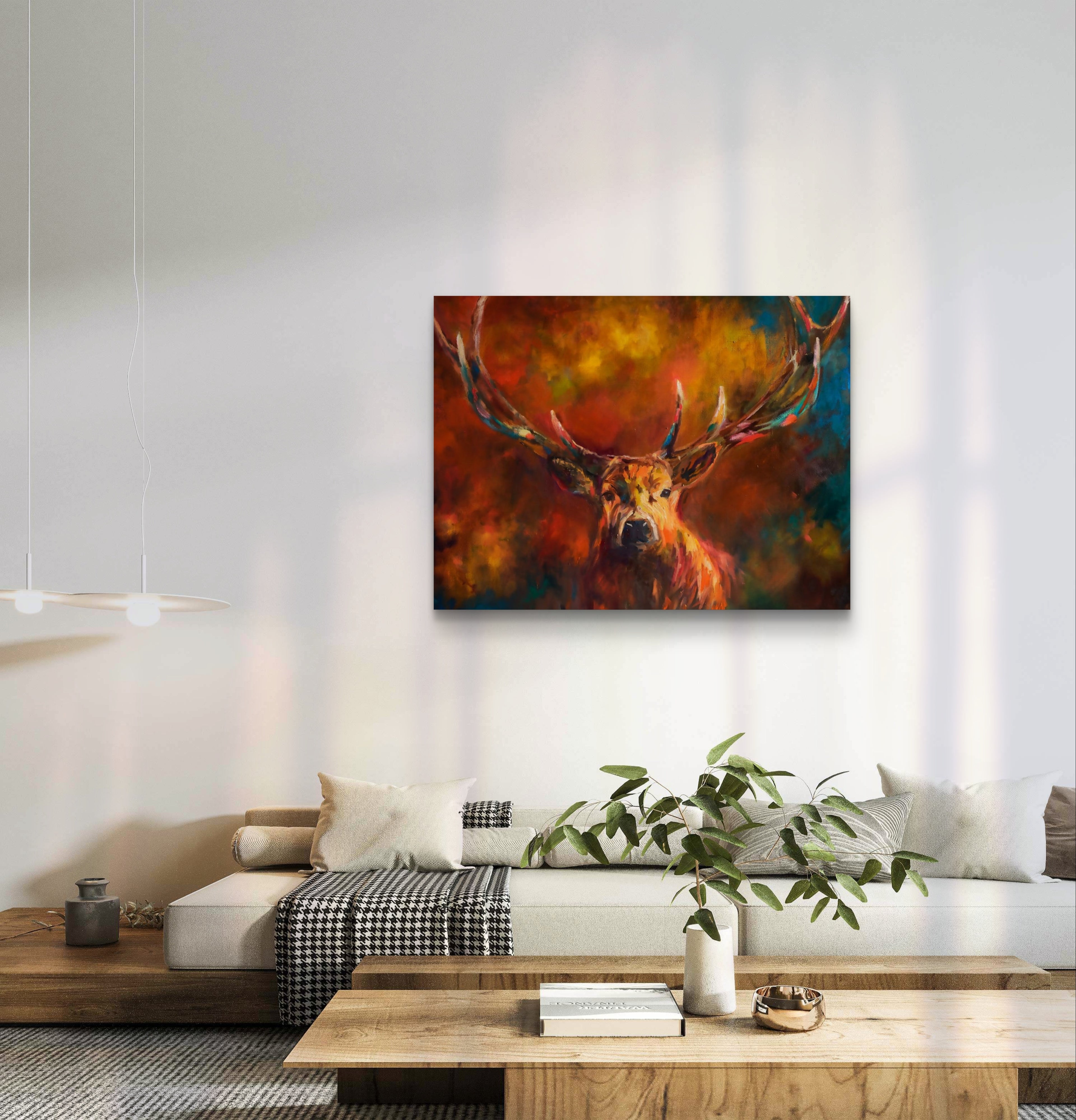 Autumn Stag Canvas