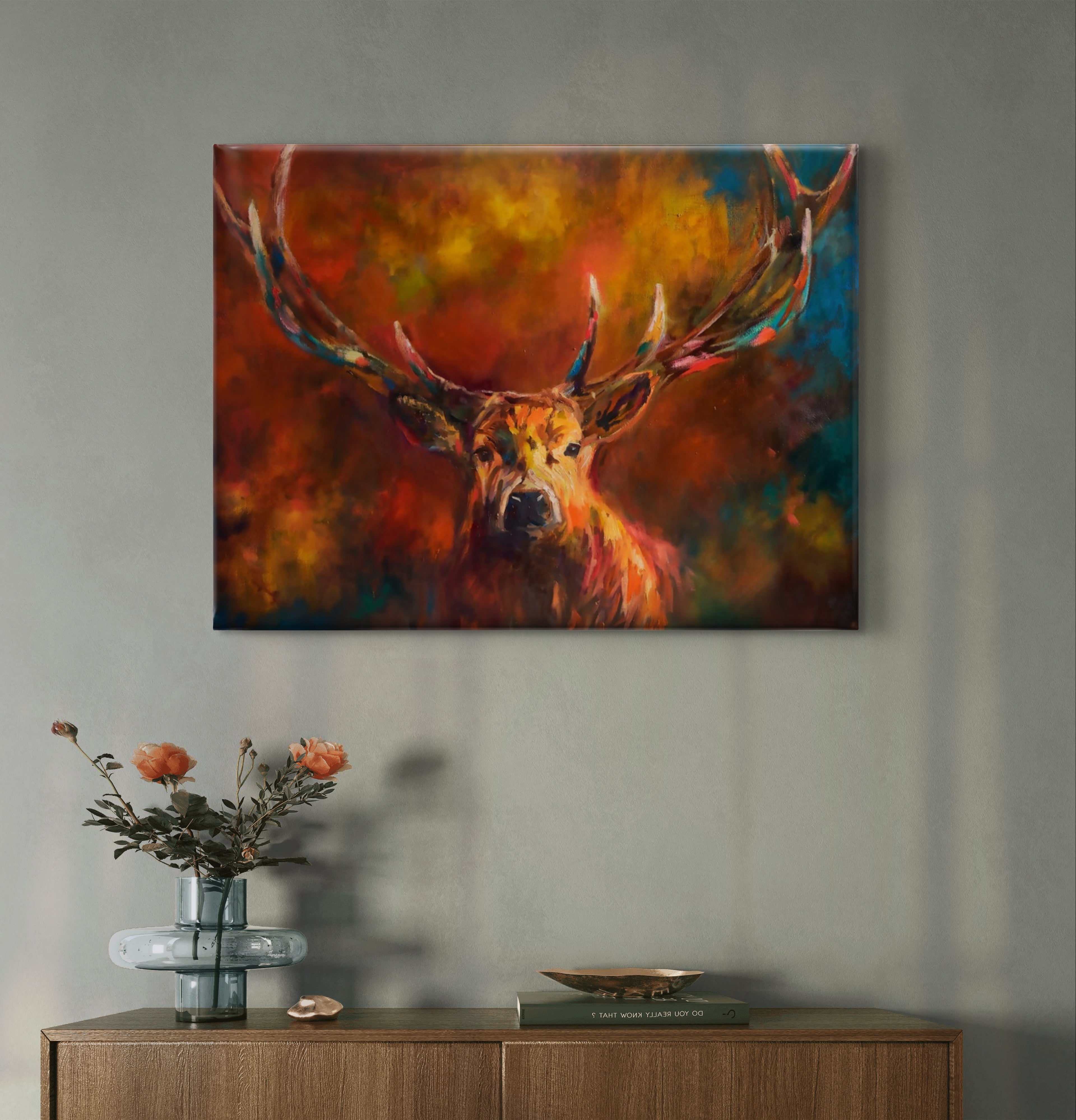 Autumn Stag Canvas