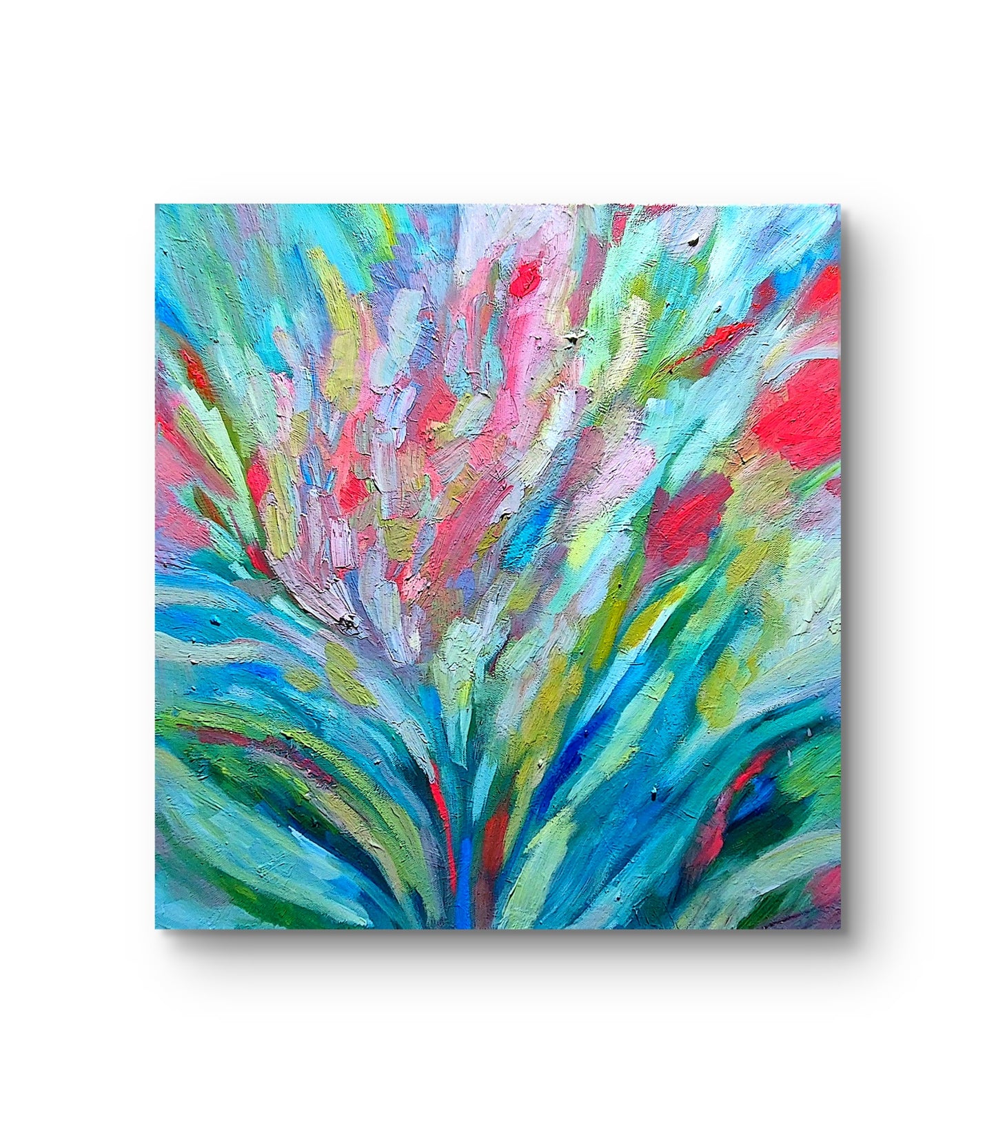 "Dreaming in Bloom"- 50 x 50 cm/ 20 x 20  "