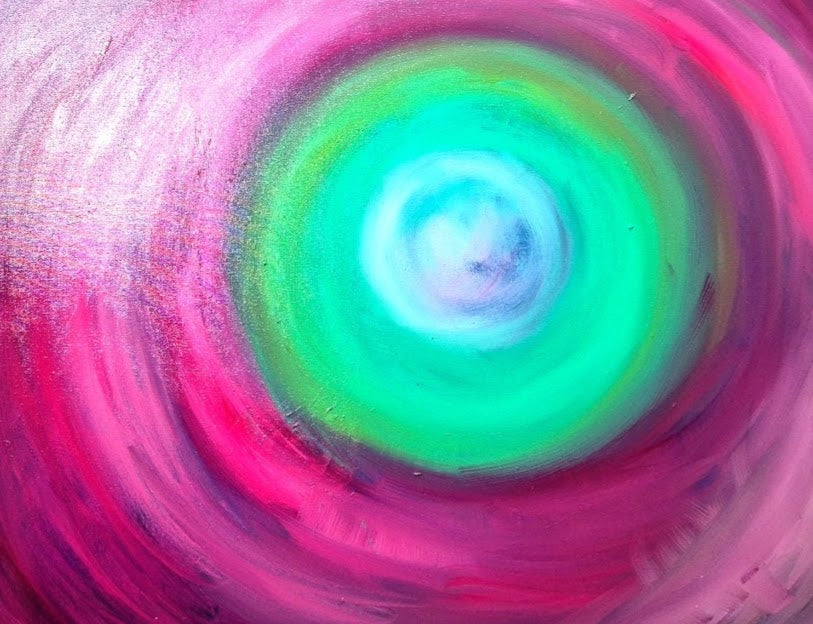 "Tropical Raindrop" - 80 x 100 cm/30 x 40 "