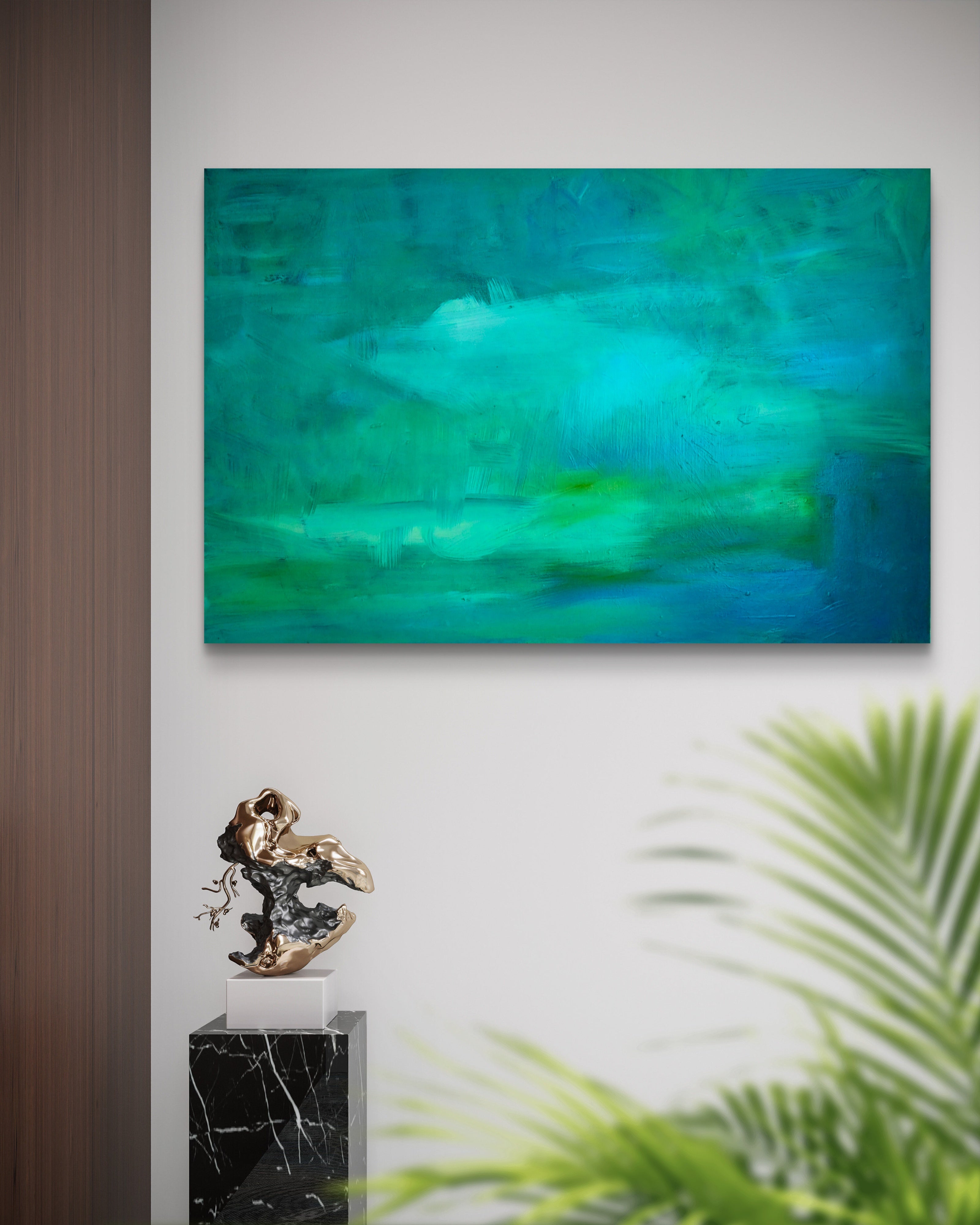 'Tidepool Echo' - 60 x 90 cm Oil Painting on Canvas