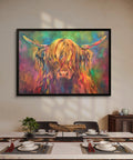 Applecross - Highland Cow Framed Canvas
