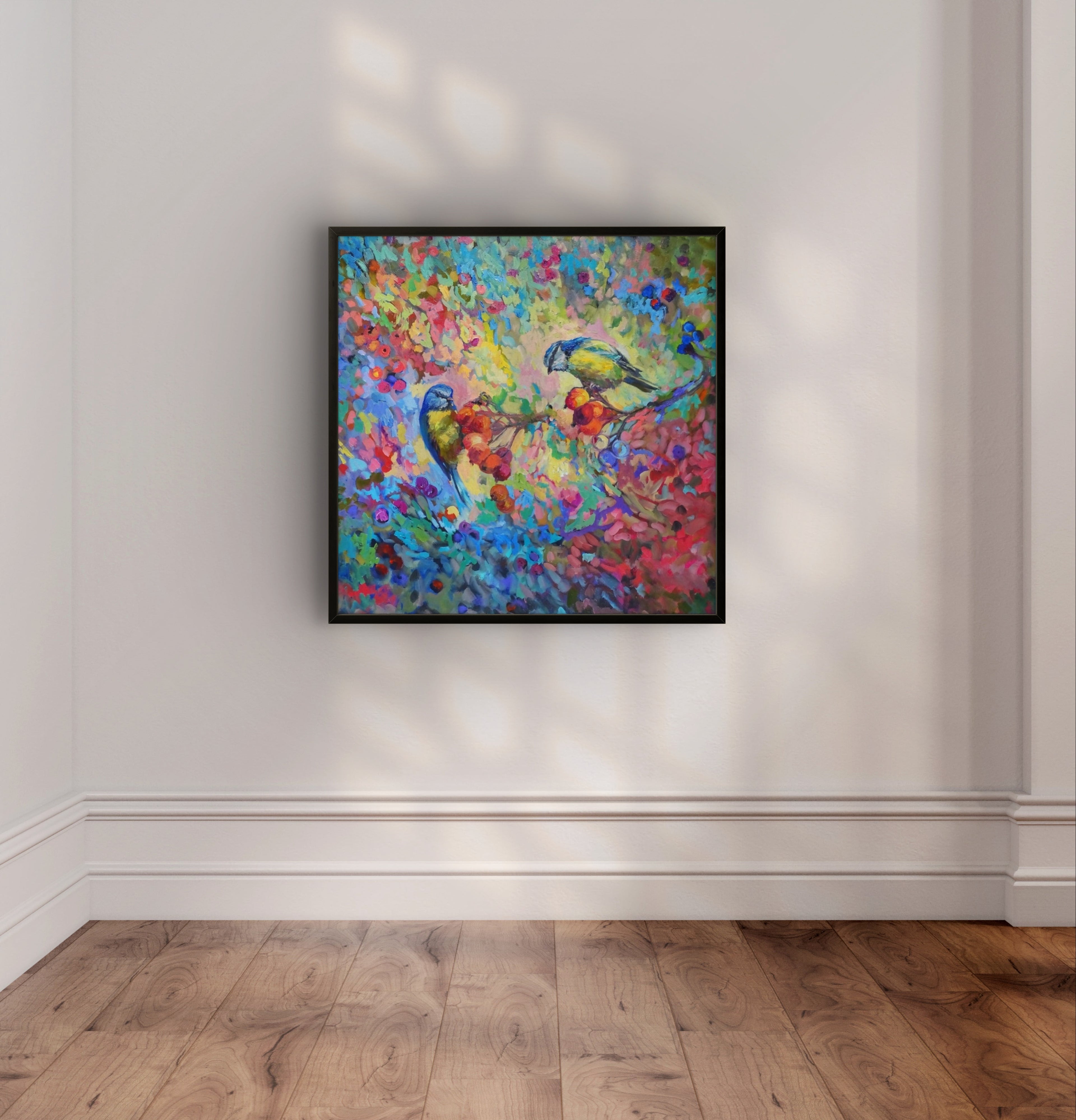 Berry Banquet Framed Canvas