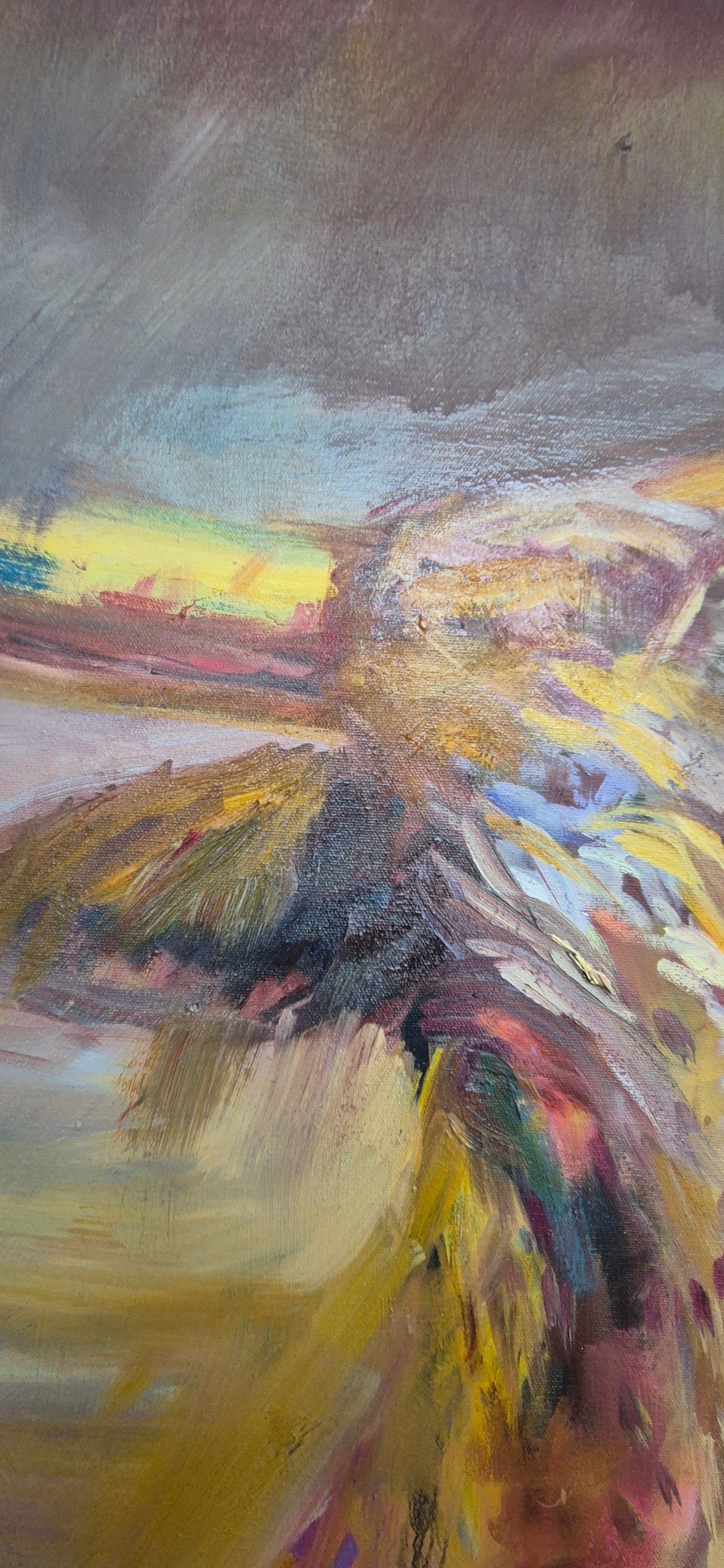 'Maverick' Original Texas Longhorn Oil Painting. 120 x 100 cm/50 x 40 "
