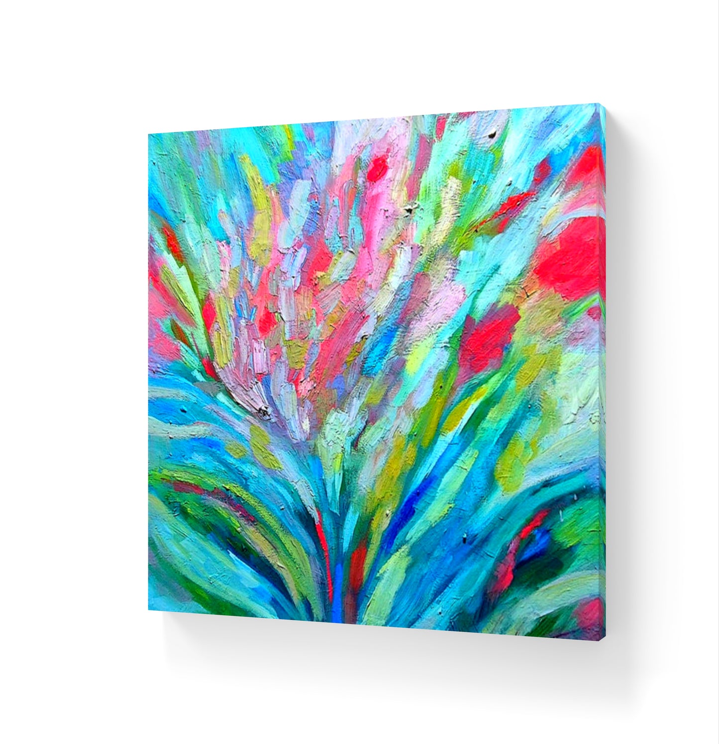 "Dreaming in Bloom"- 50 x 50 cm/ 20 x 20  "