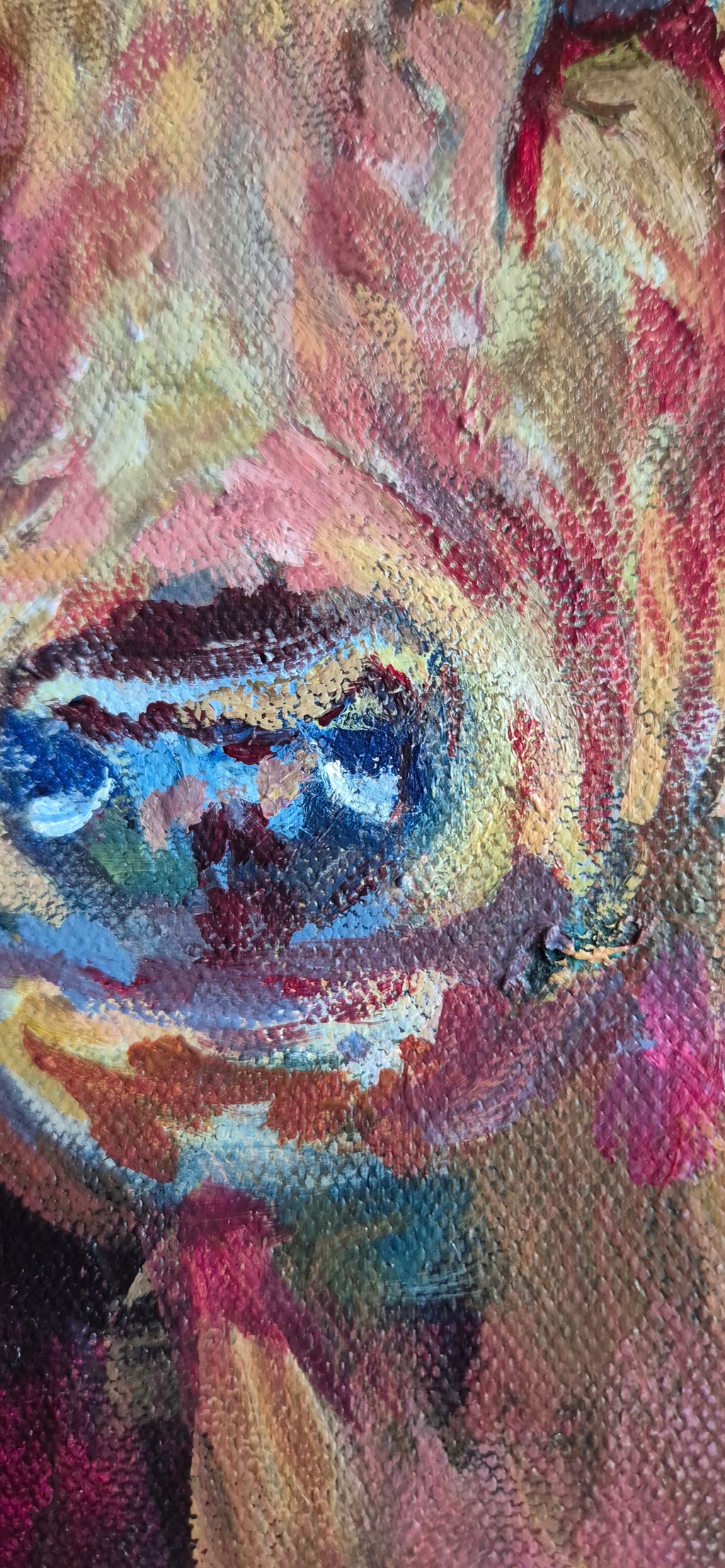 'Ashley' - Original Stag Painting 50 x 50 cm