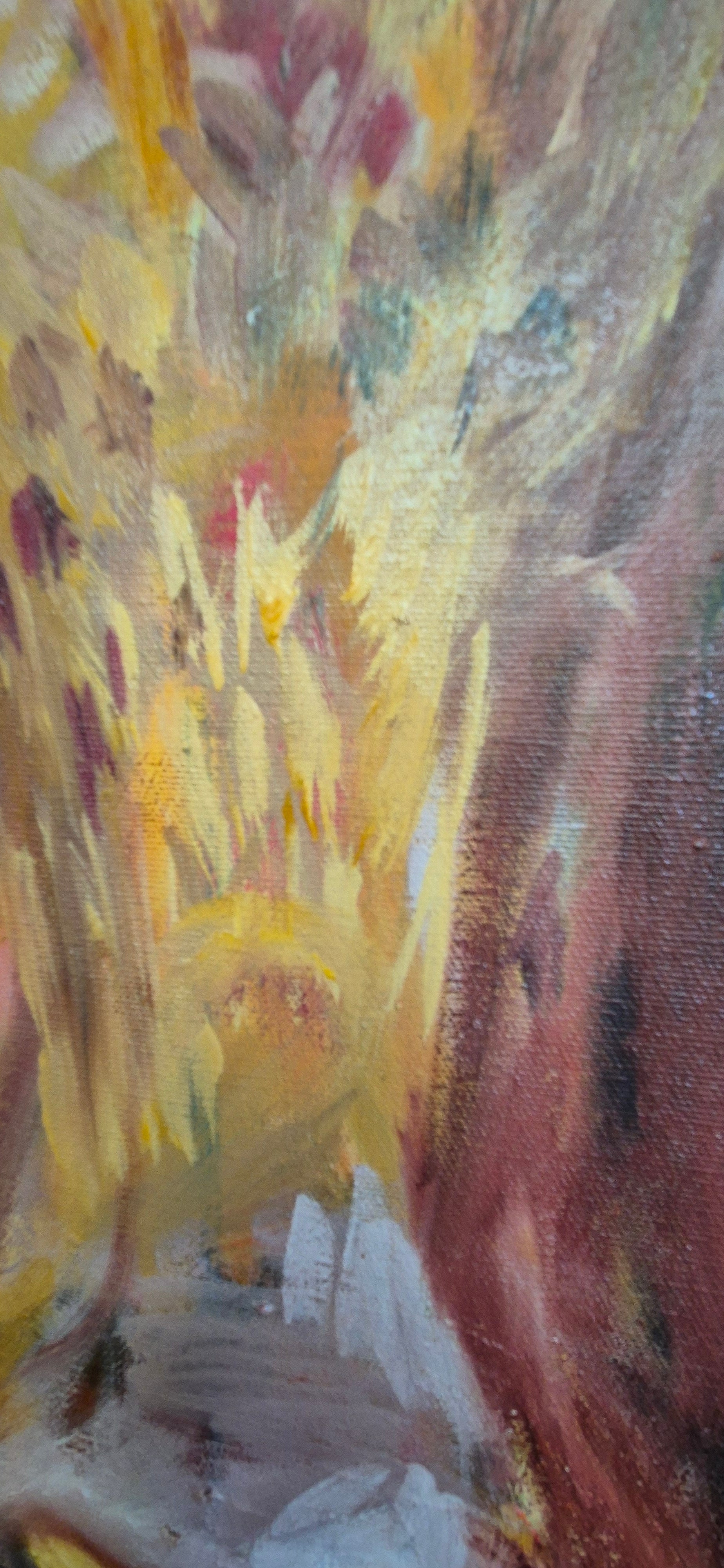 'Maverick' Original Texas Longhorn Oil Painting. 120 x 100 cm/50 x 40 "