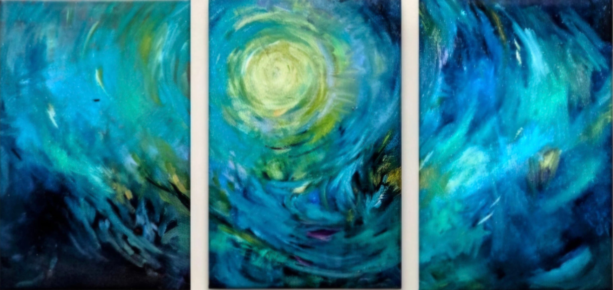 'Selkies Dream' Original Oil Triptych - 90 cm x 180 cm ( 3 panels)