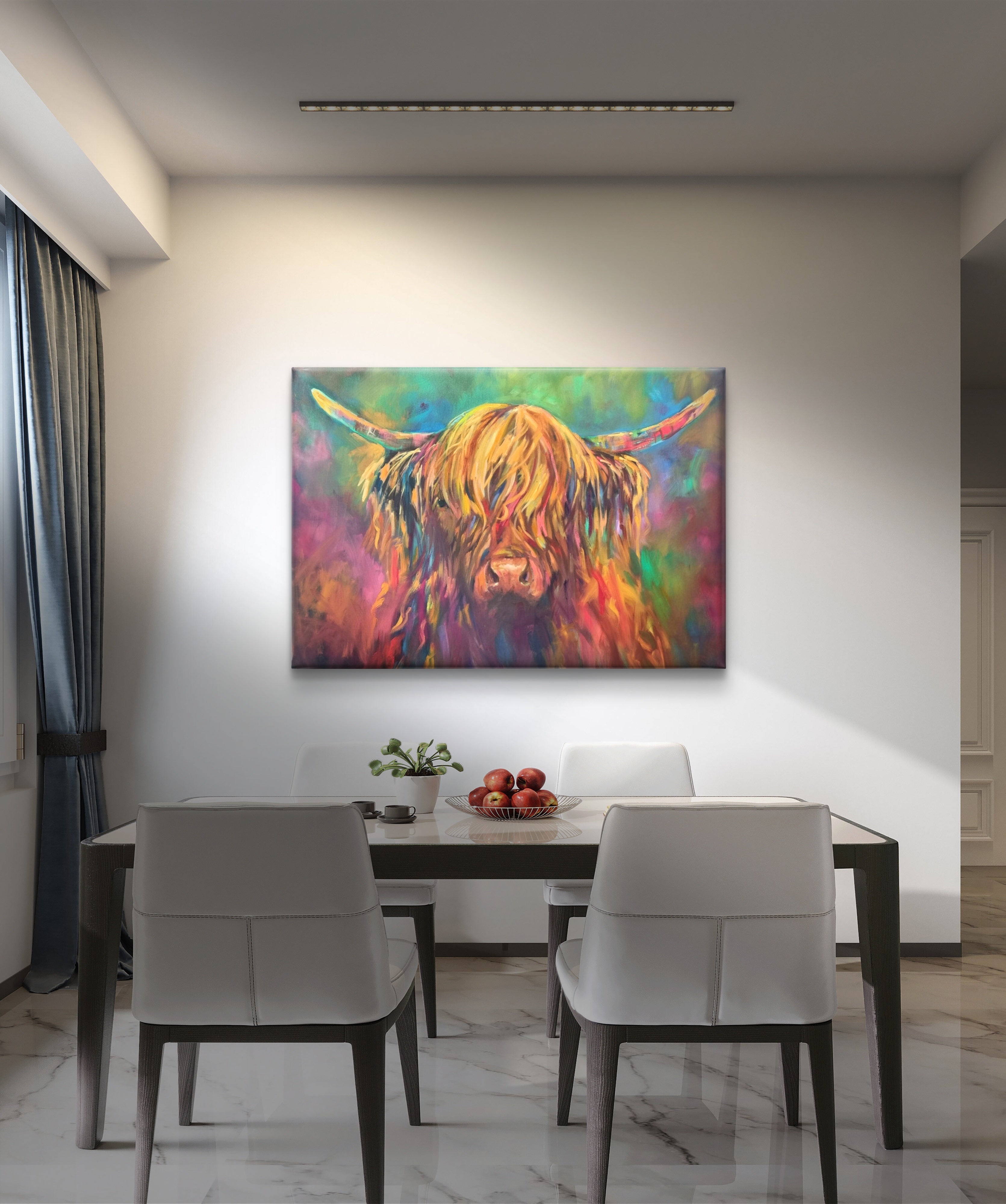 Applecross - Highland Cow Canvas