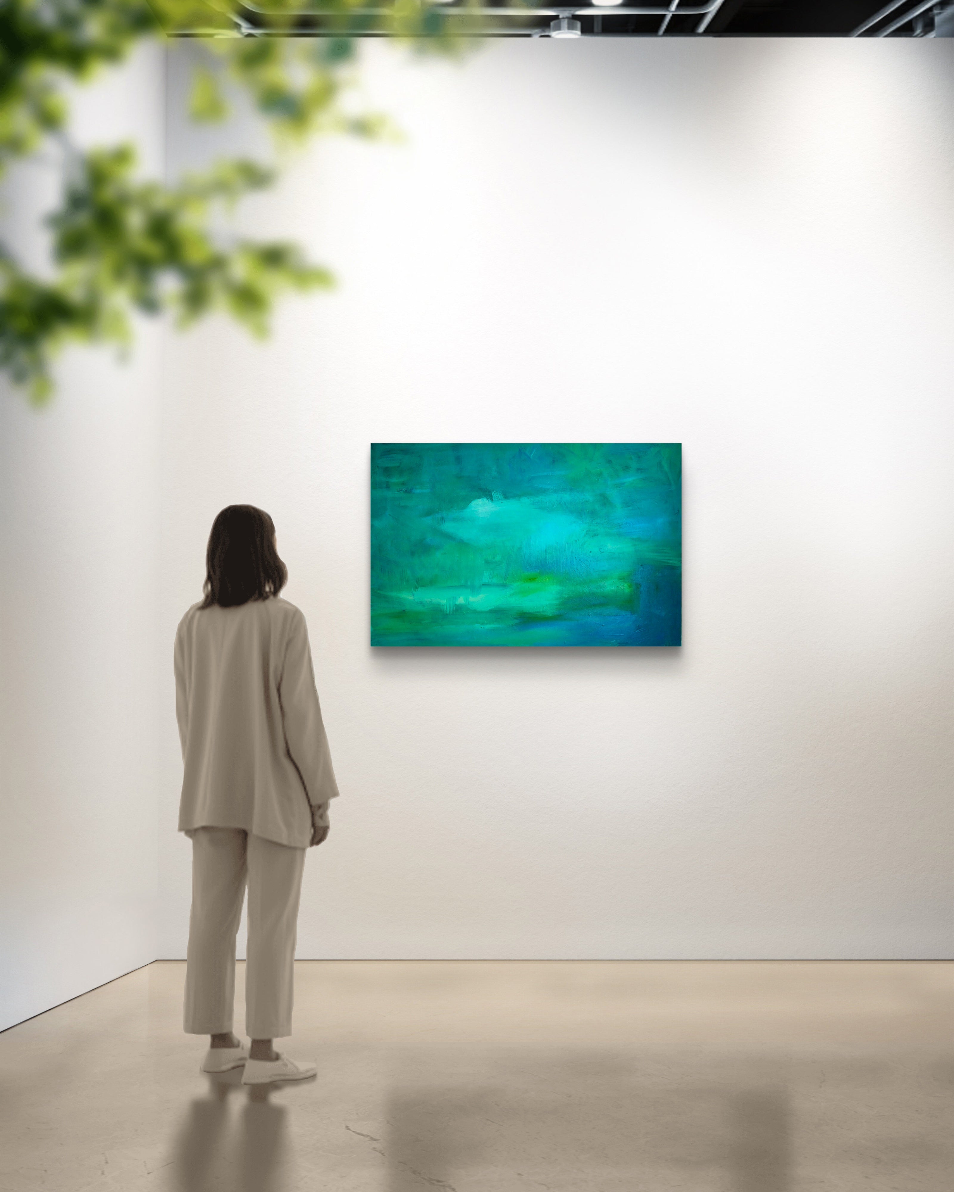 'Tidepool Echo' - 60 x 90 cm Oil Painting on Canvas