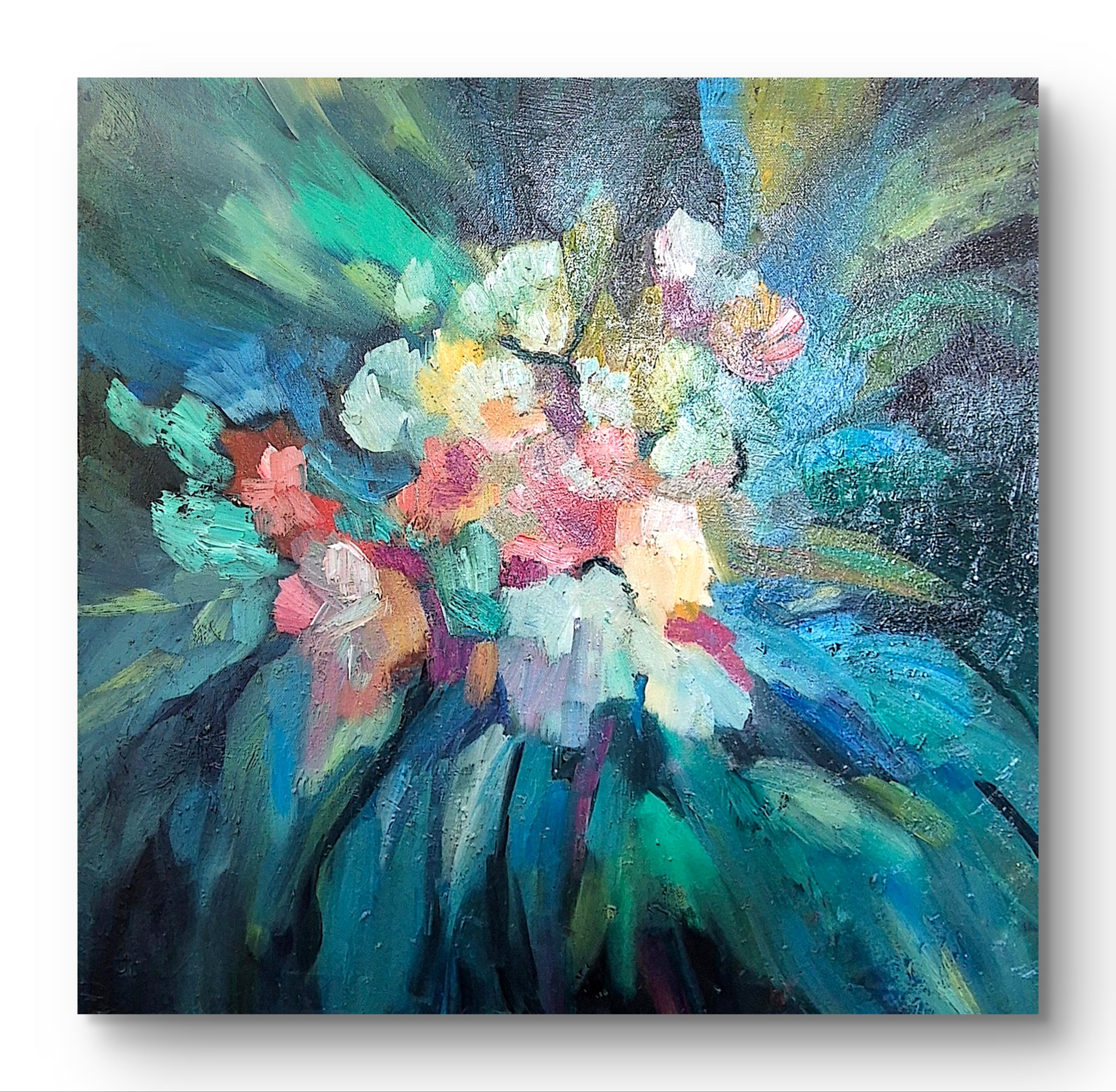 "Sea Breeze Bouquet"- 60 x 60 cm/ 25 x 25 "