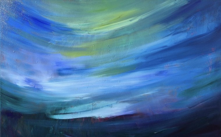 "Skyglow" 50 x 80 cm