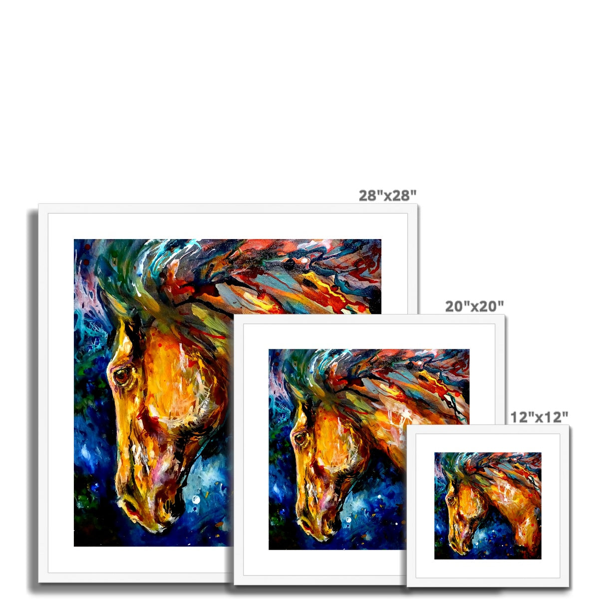 Mazarron - Spanish Horse - Framed & Mounted Print