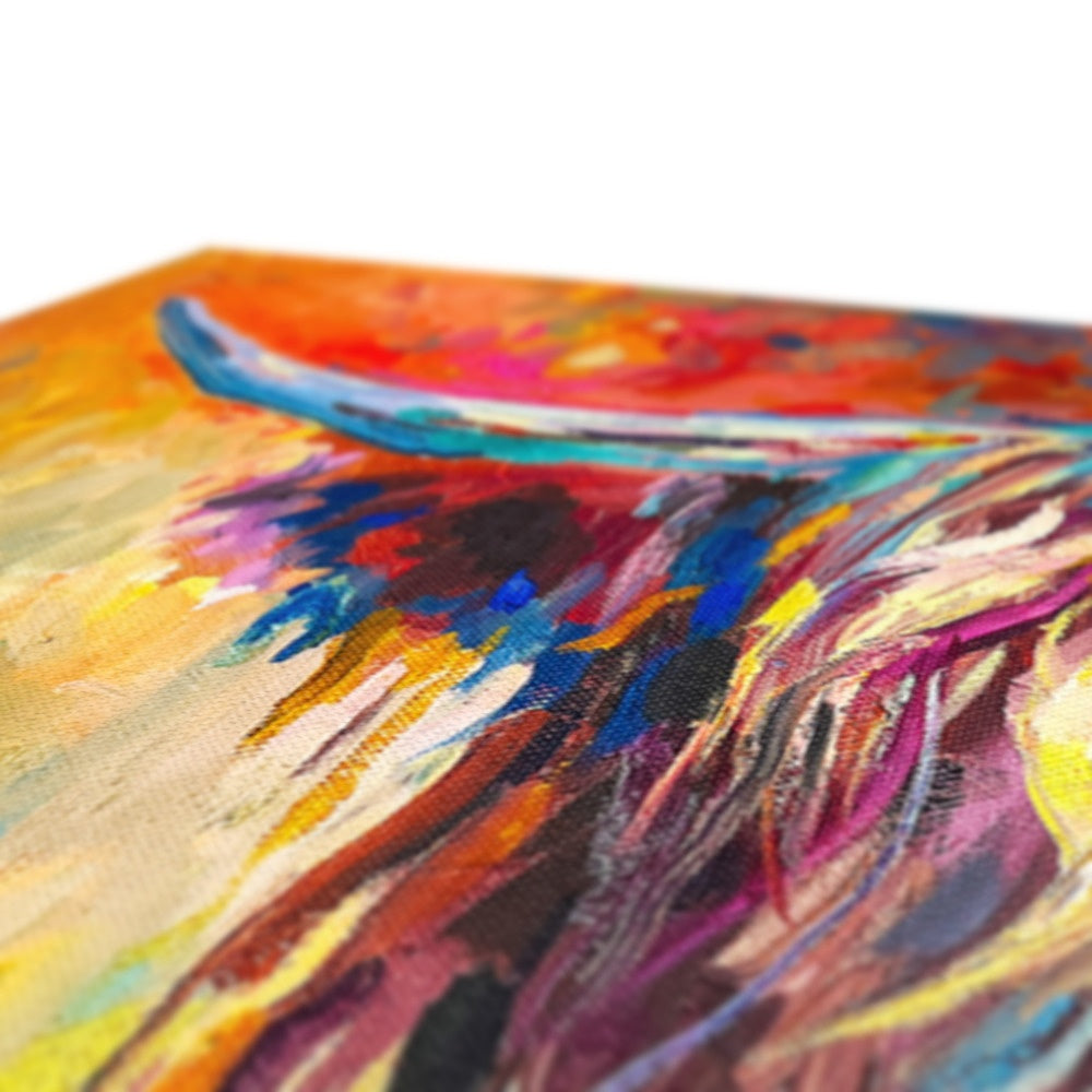 Highland Cow Canvas