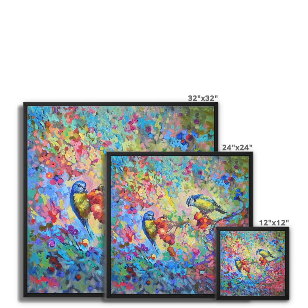 Berry Banquet Framed Canvas