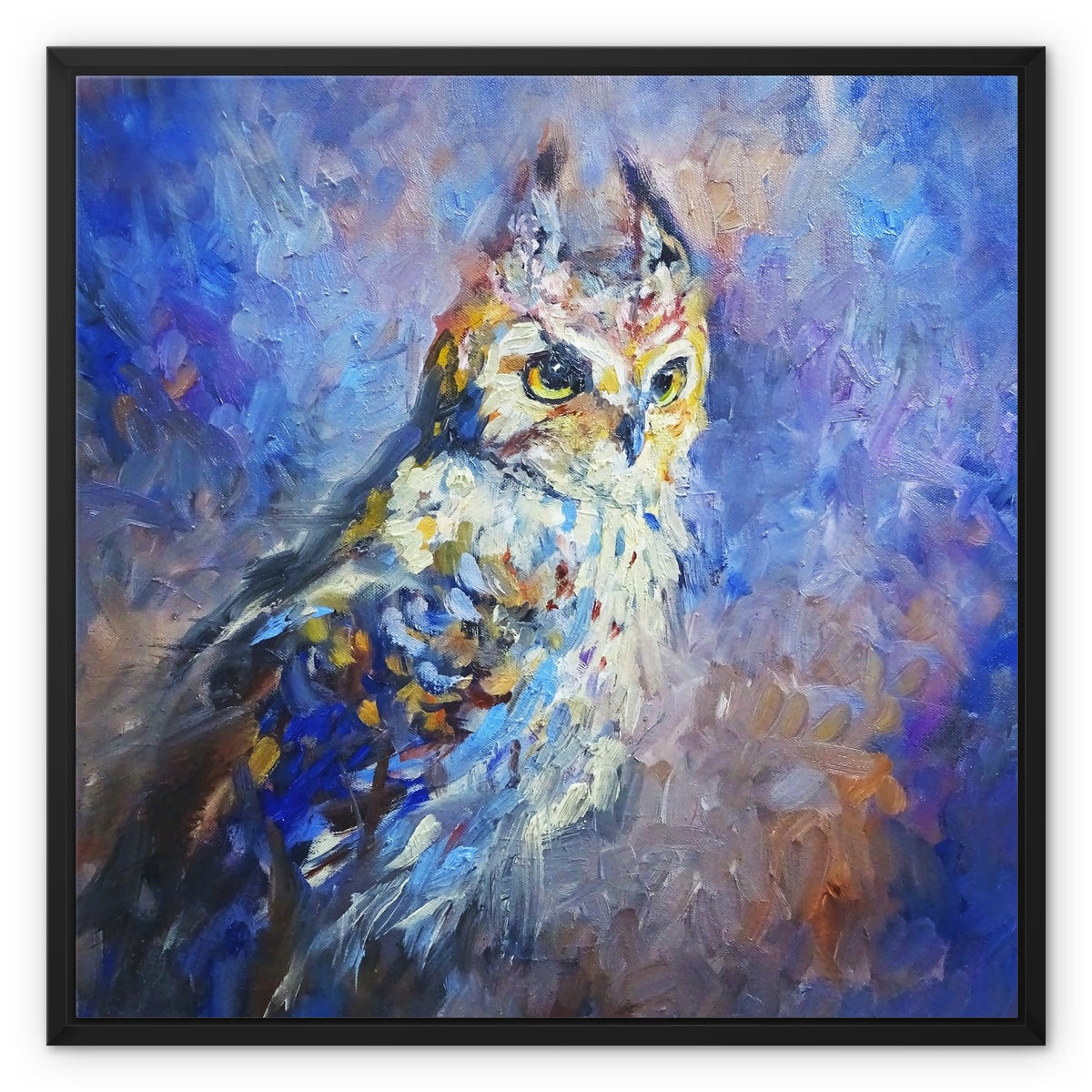 Eagle Owl Framed Canvas