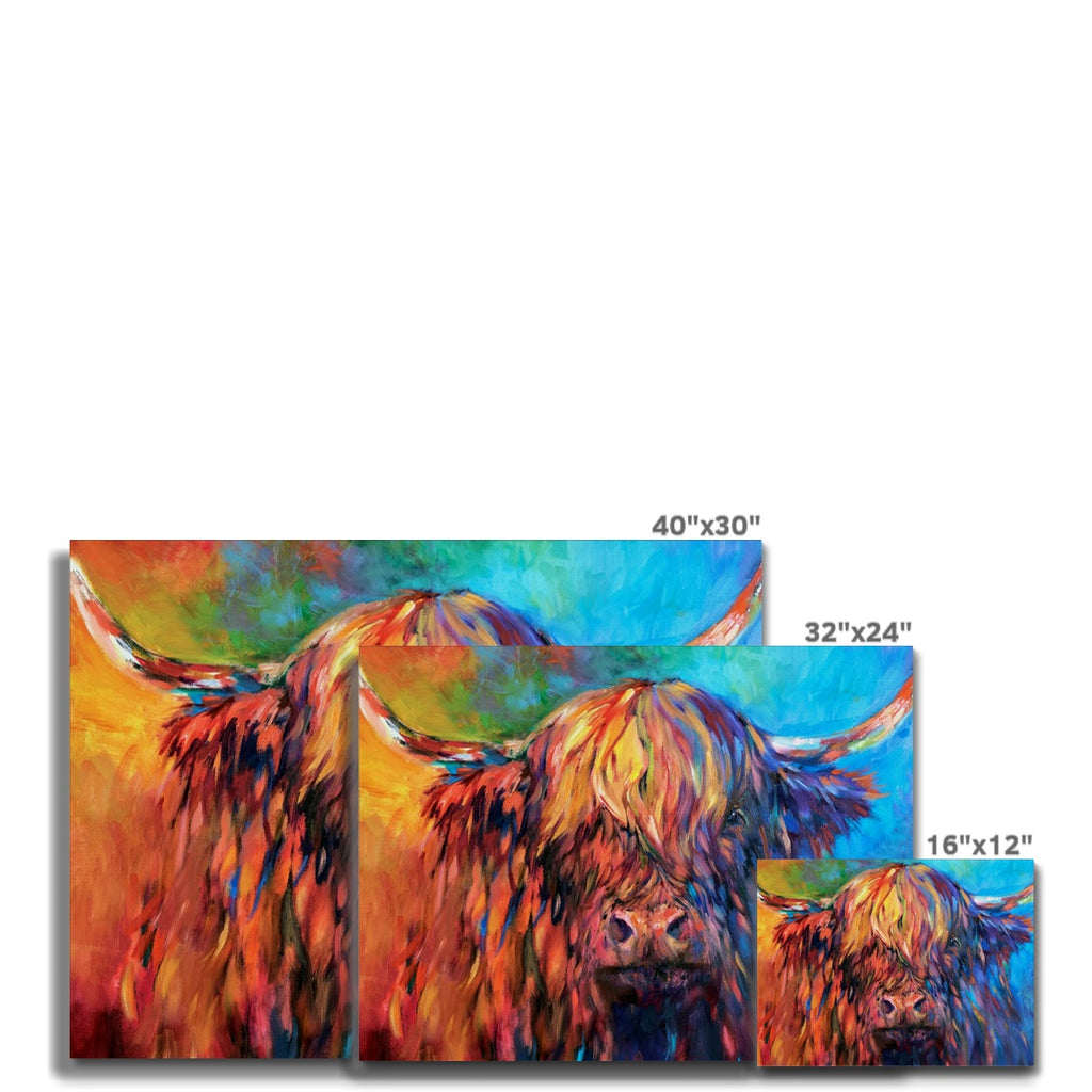  cow canvas prints by sue gardner
