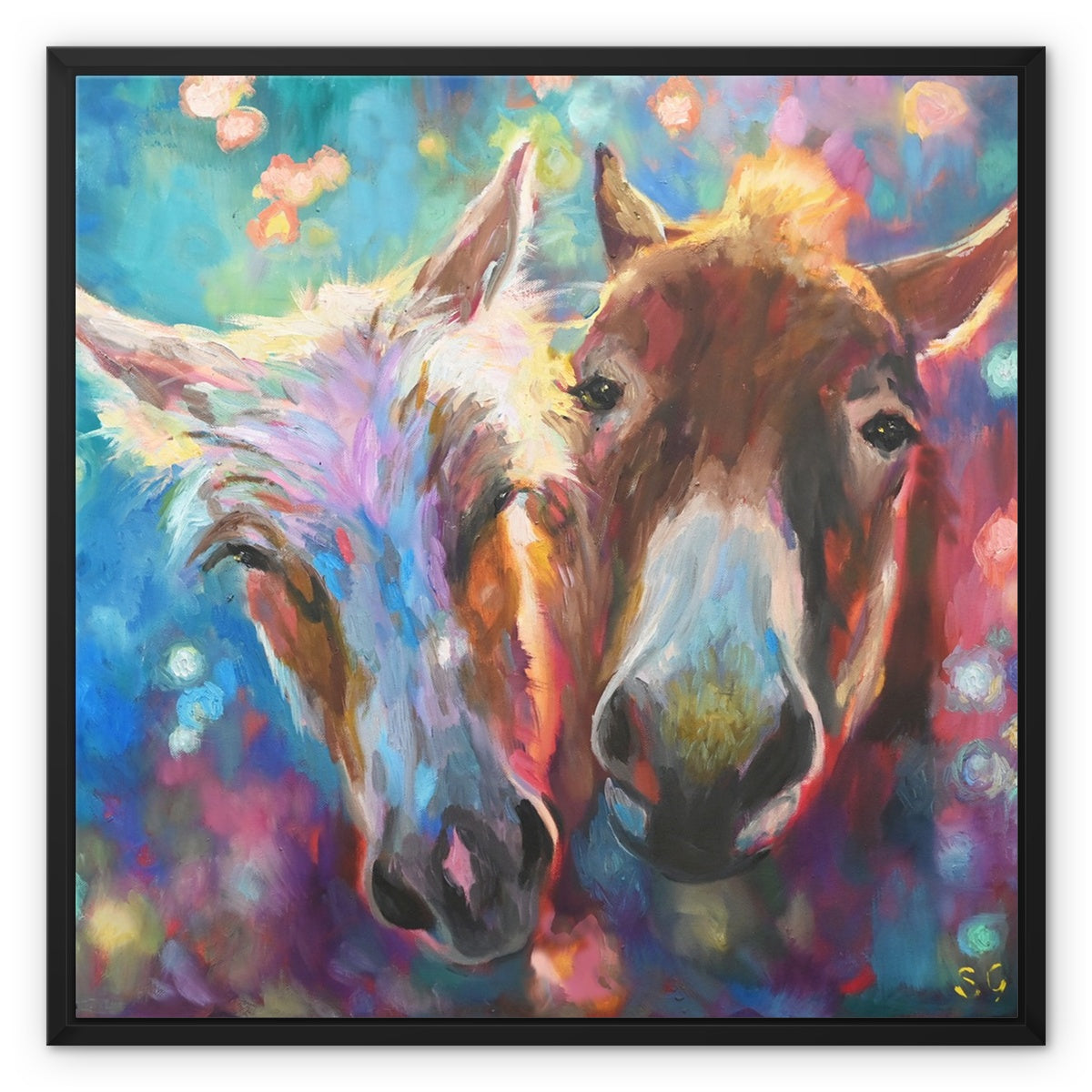 fun donkey print by sue gardner