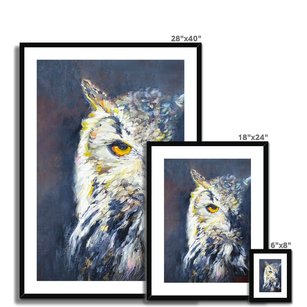Glimfeather Framed & Mounted Print