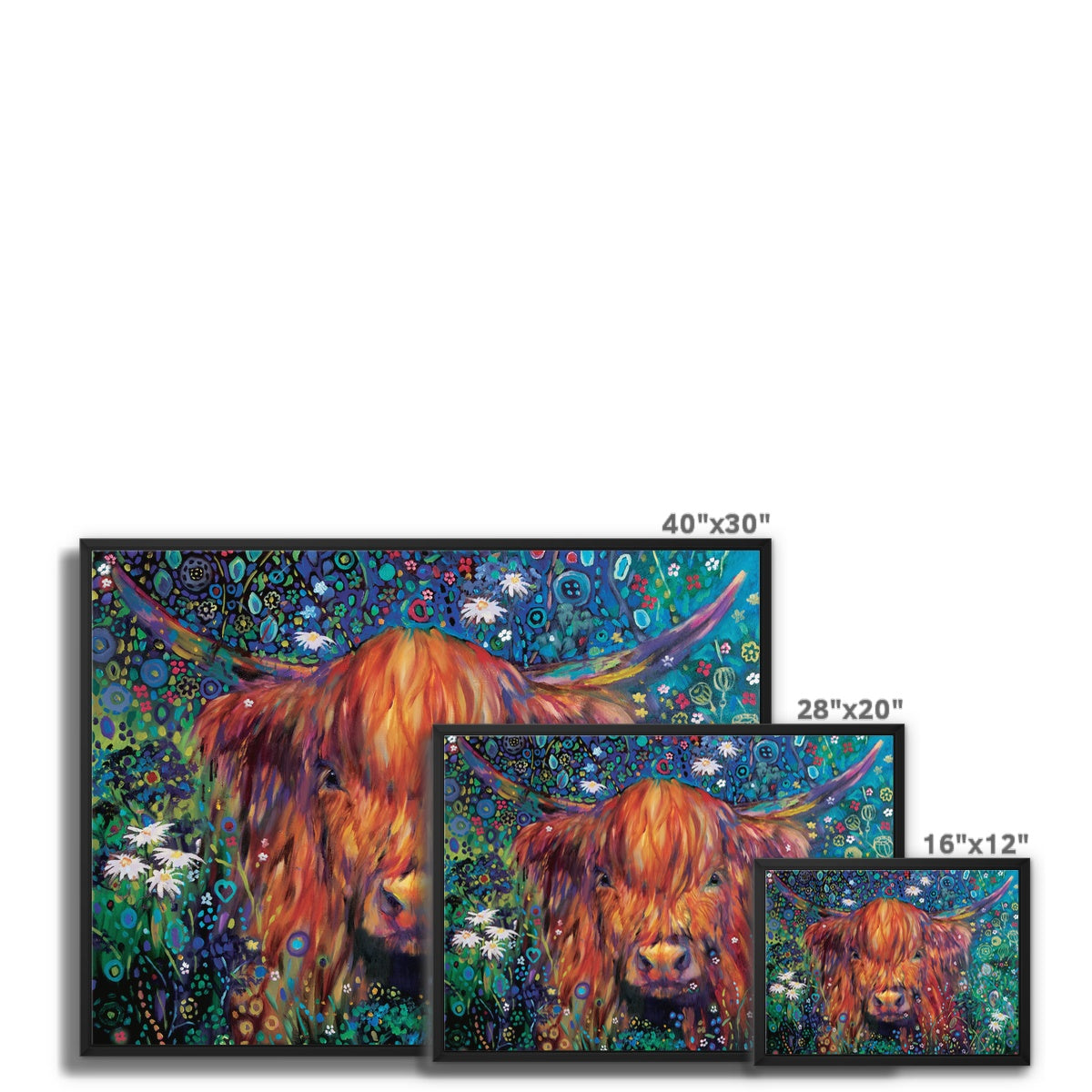 highland cow print