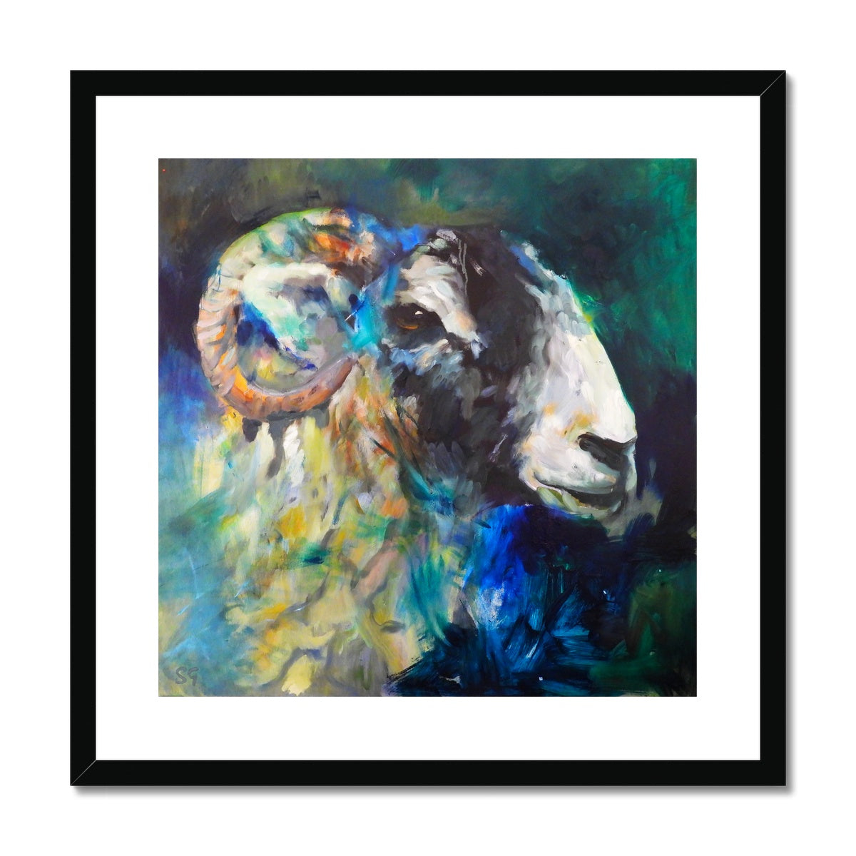 Coniston - Sheep Framed & Mounted Print