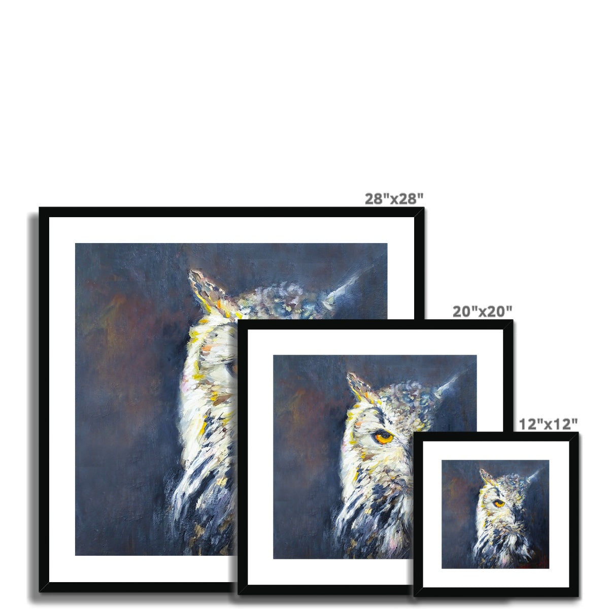 Glimfeather Framed & Mounted Print