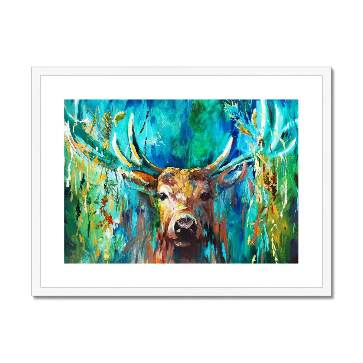Forest Light Framed & Mounted Print