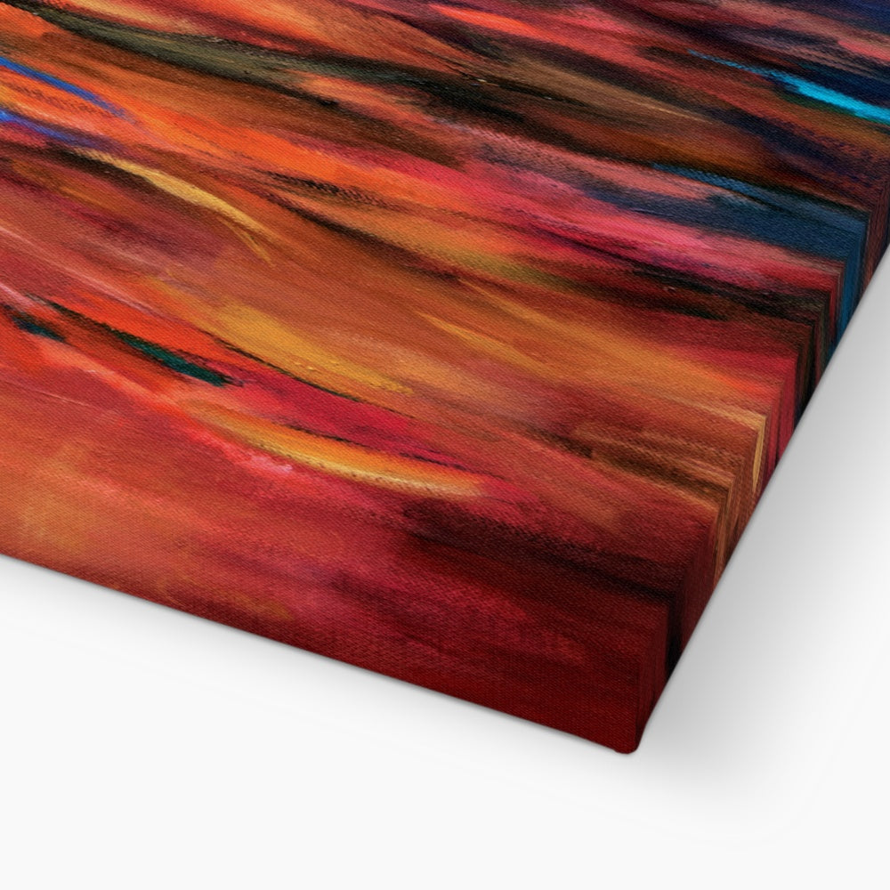 close up of a cow canvas print by sue gardner