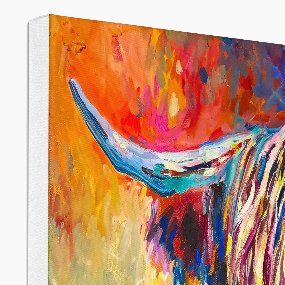 Highland Cow Canvas