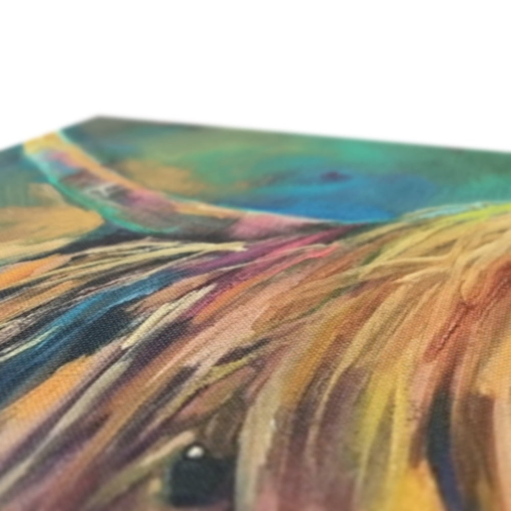 detail of Highland Cow Picture