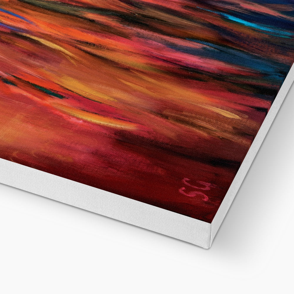 close up of a cow canvas print by sue gardner