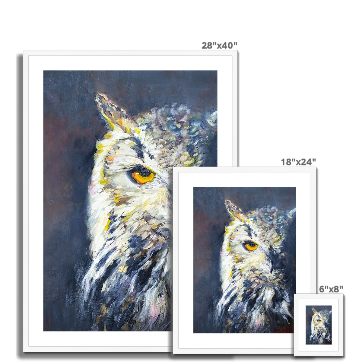 Glimfeather Framed & Mounted Print