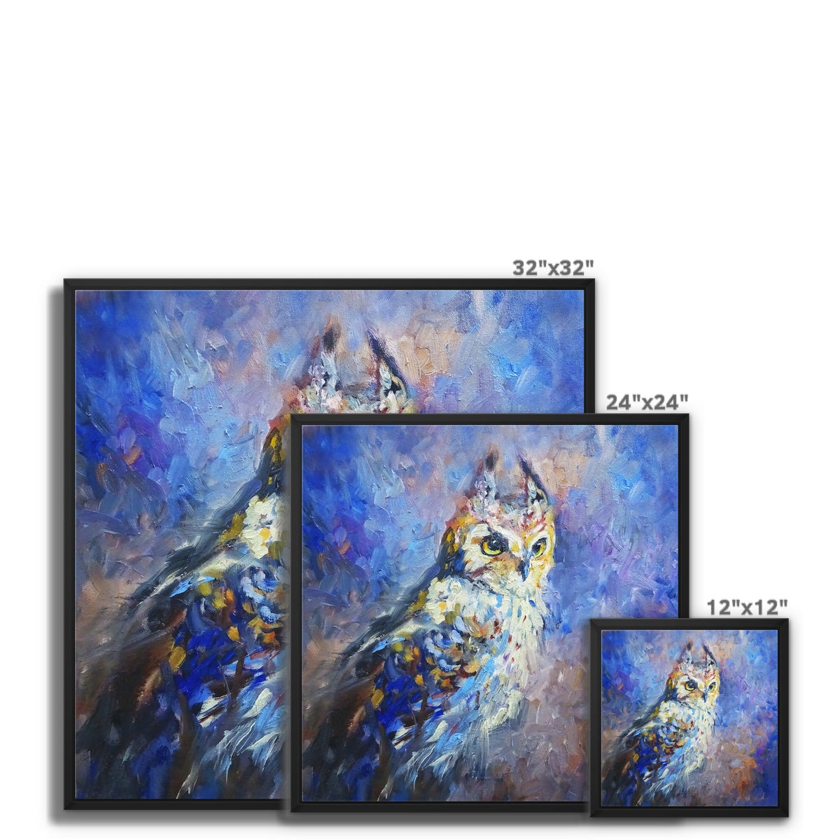 Eagle Owl Framed Canvas