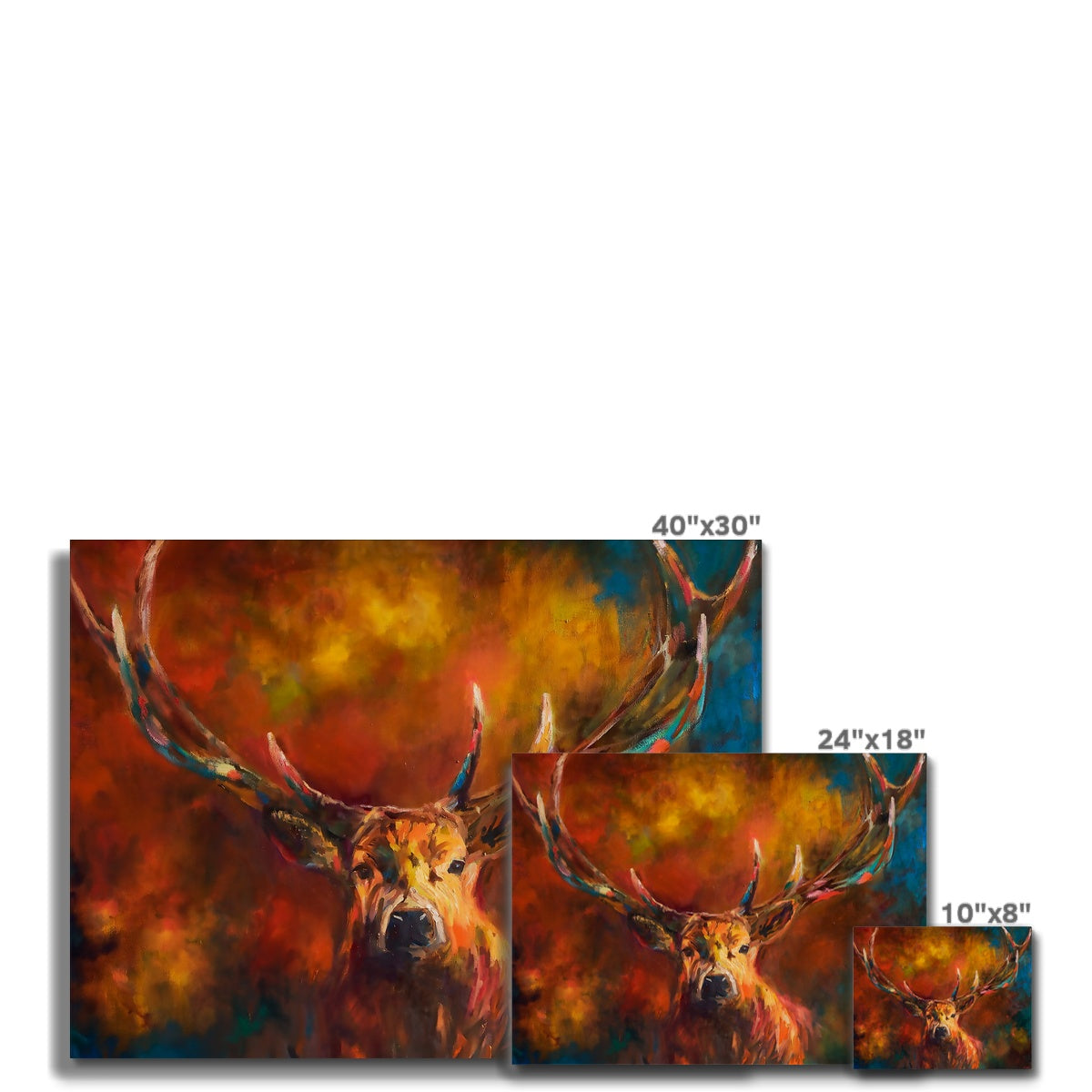 Autumn Stag Canvas