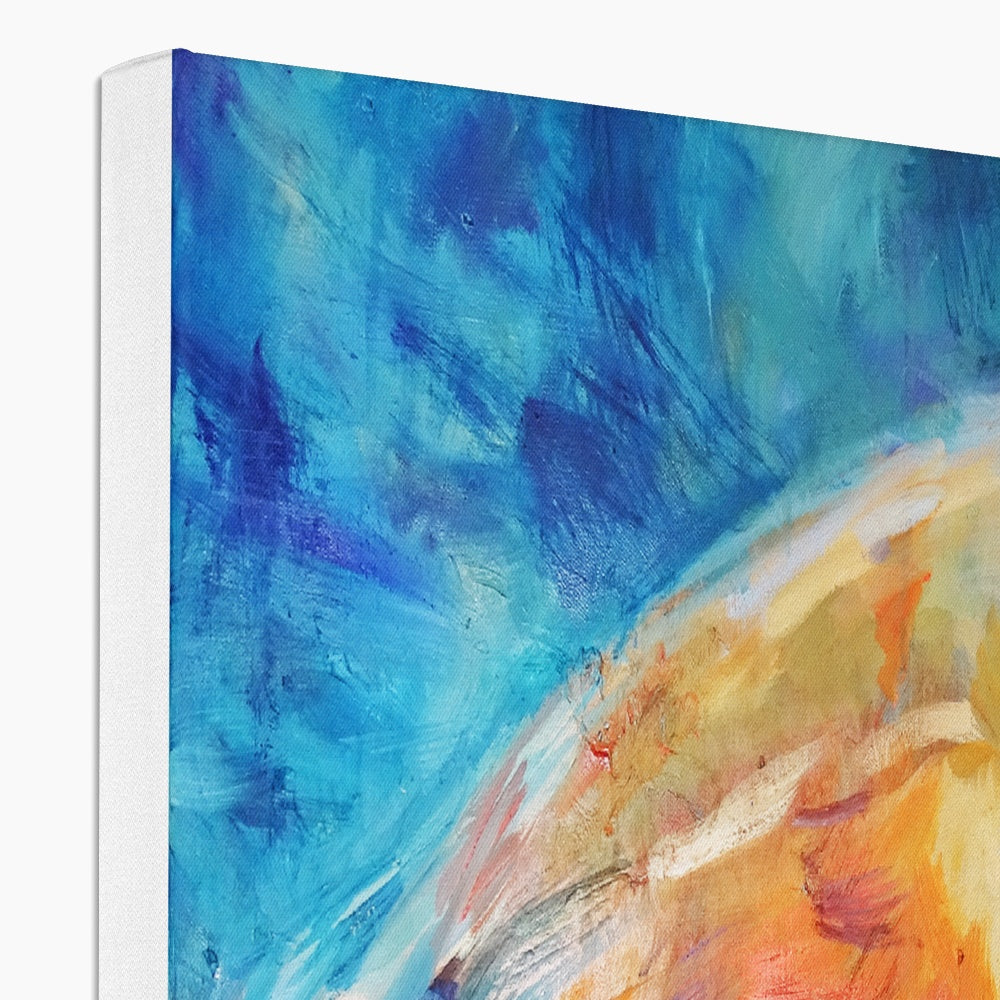 Air Disturbance - Owl in Flight Canvas