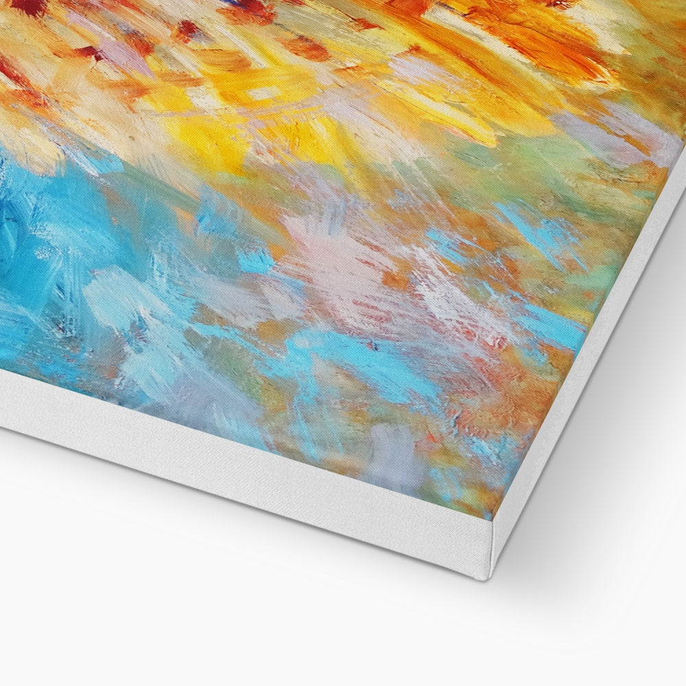 Air Disturbance - Owl in Flight Canvas